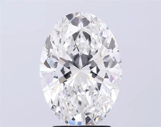 3.31ct Oval Lab Grown Diamond (Colour F, Clarity VVS2, IGI Certified)