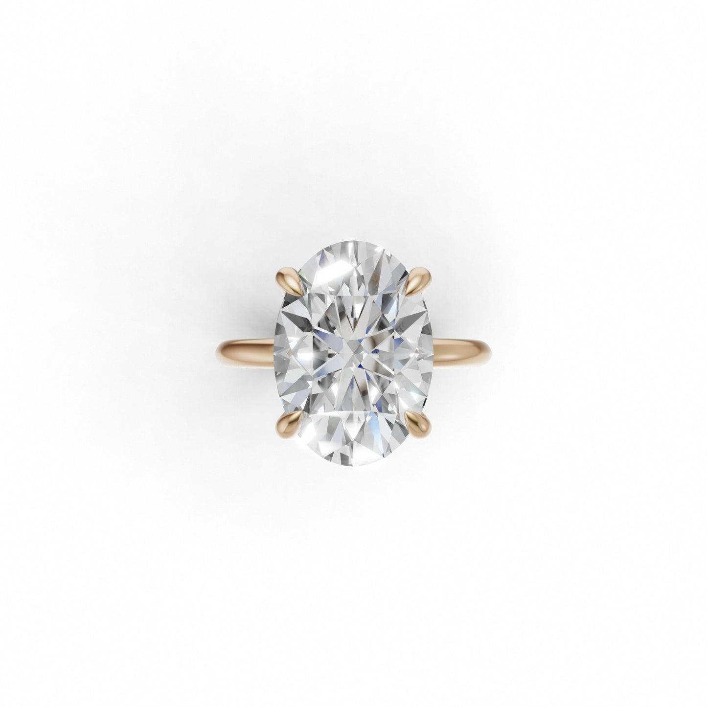 Solitaire with Gallery Rail