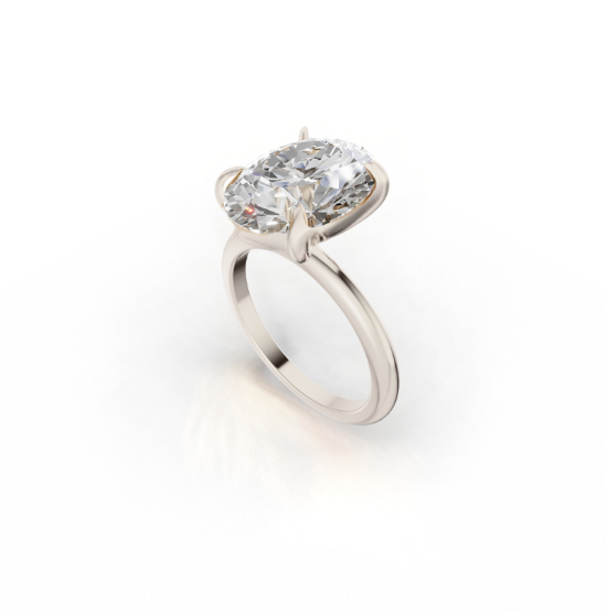 Solitaire with Gallery Rail