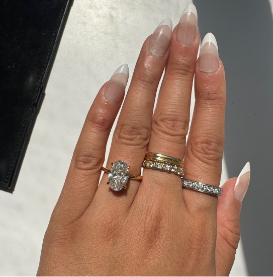 Solitaire with Gallery Rail